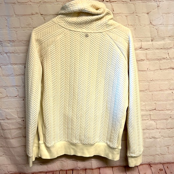 Prana cream waffle sweatshirt - Picture 4 of 4